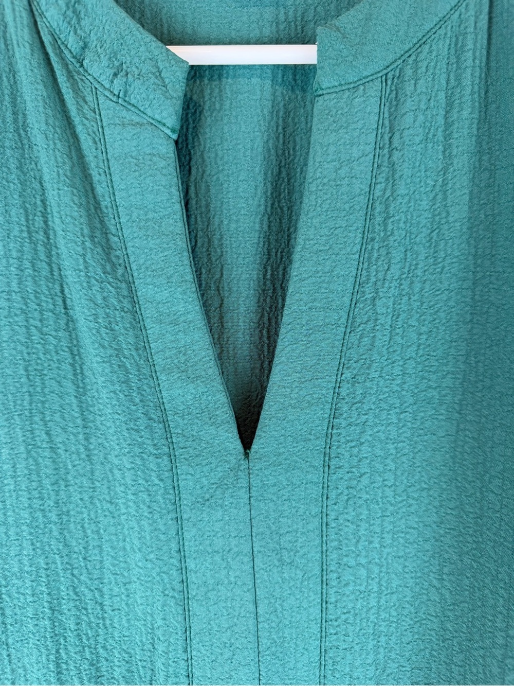 Calvin Klein Teal Textured Dress Size 2 but runs like a 6 - Picture 2 of 7